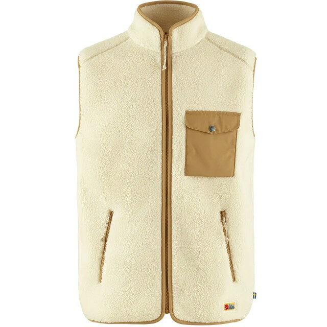 絕版出清├登山樂┤瑞典 Fjallraven Vardag Pile 刷毛背心 男 粉筆白/蕎麥棕 # FR87073-113-232