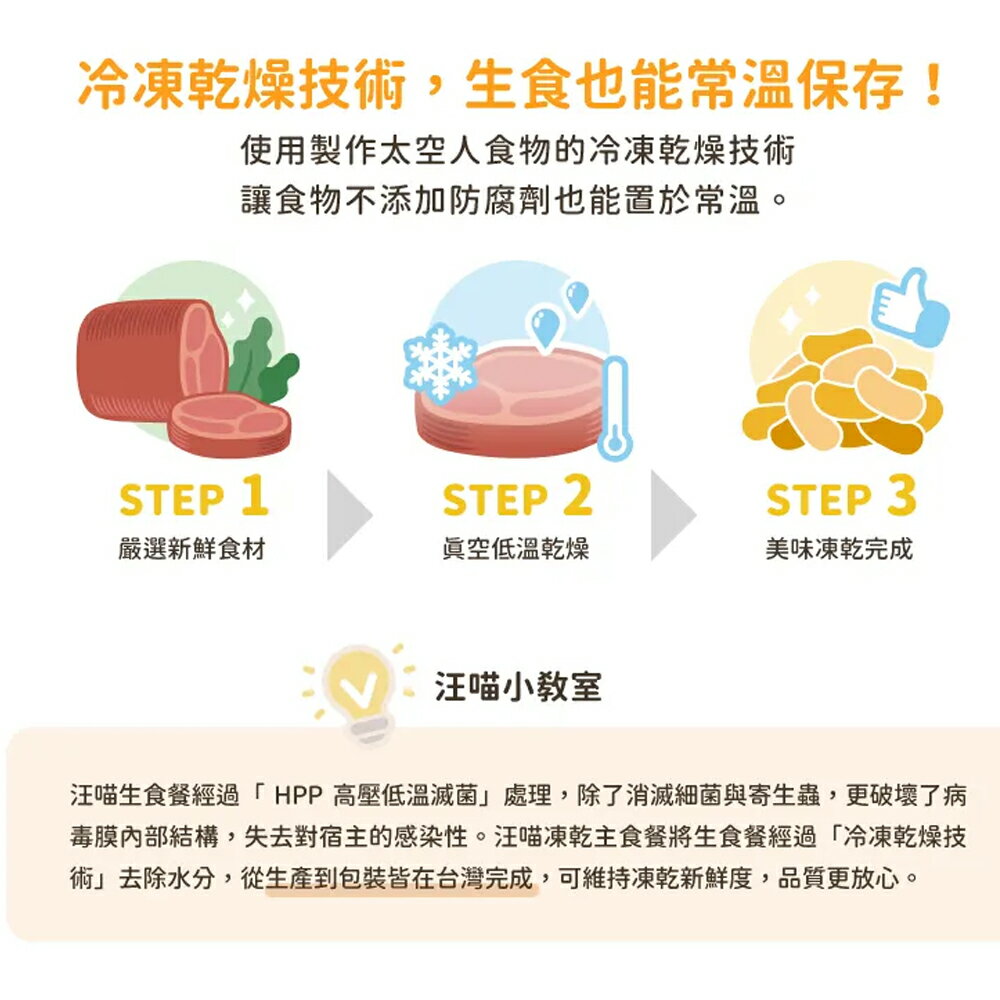 汪喵星球【狗狗冷凍乾燥生食餐】80g /500g 凍乾 狗主食 95%肉含量 凍乾生食餐 營養吃 方便餵 生食也能常溫保存 4 汪喵星球【狗狗冷凍乾燥生食餐】80g /500g 凍乾 狗主食 95%肉含量 凍乾生食餐 營養吃 方便餵 生食也能常溫保存 4