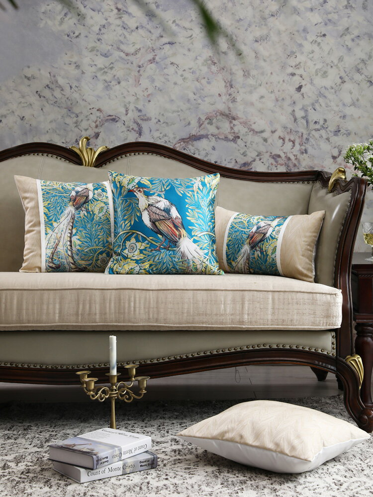 樸居抱枕靠墊美式輕奢沙發法式靠枕現代簡約床頭歐式奢華樣板房