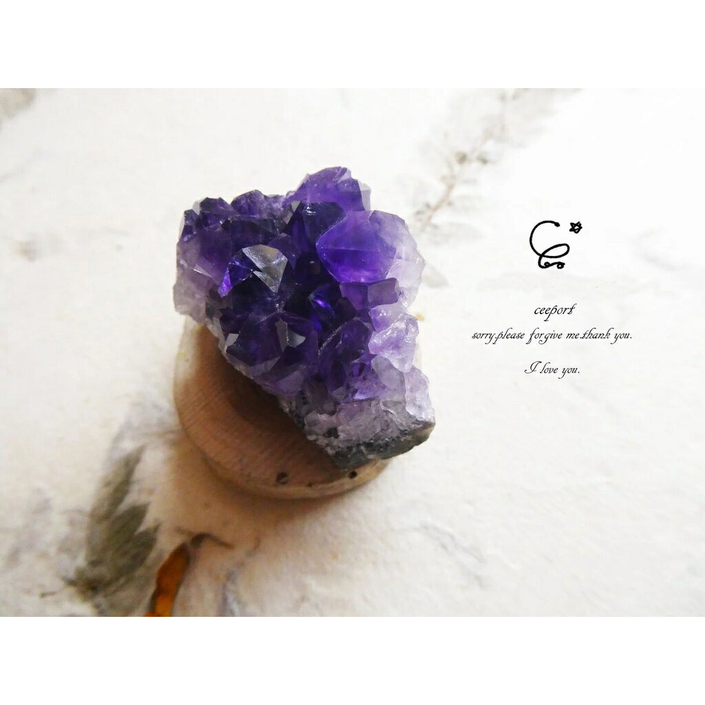 迷你紫水晶簇 22263/紫水晶/水晶飾品/ [晶晶工坊-love2hm]