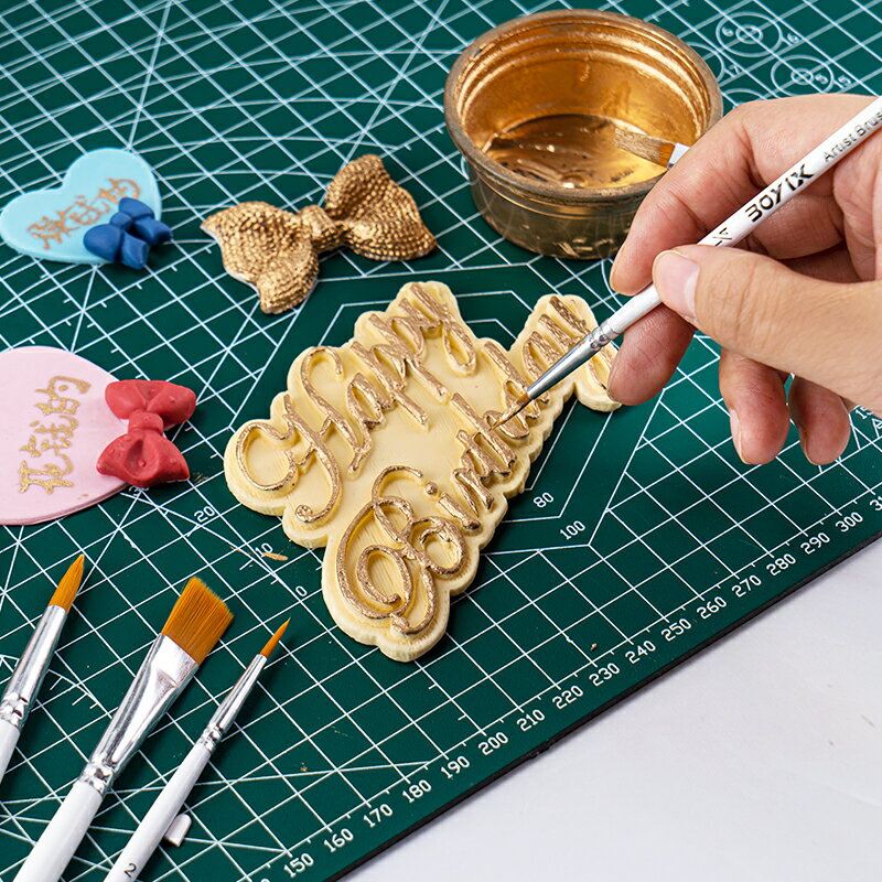 蛋糕手繪神器翻糖筆色素繪畫筆畫線筆烘焙工具刷描邊餅干勾線筆