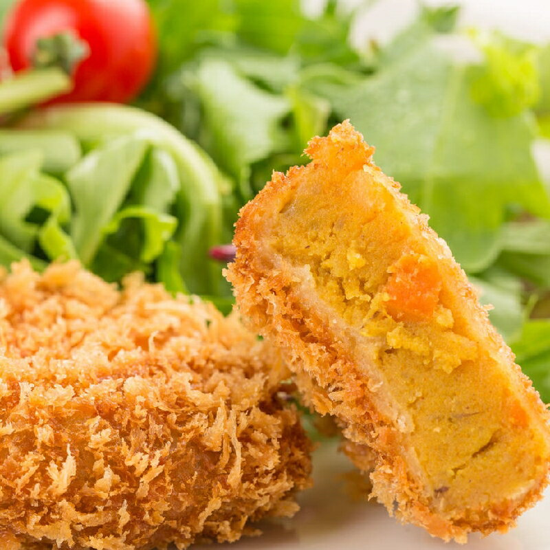 【永鮮好食】(買一送一)日本 日式可樂餅(咖哩) (300g±10%/5入/包) 可樂餅 海鮮 生鮮 1
