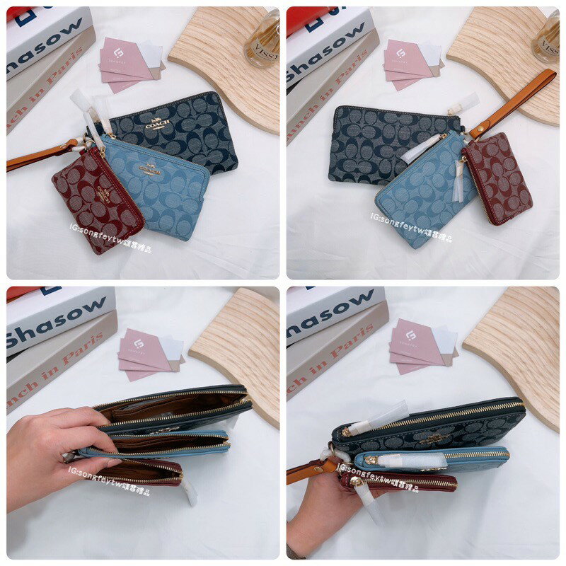 美國代購🇺🇸台灣現貨 Coach 三合一手拿包【送禮精選★APP下單點數4倍送】 5