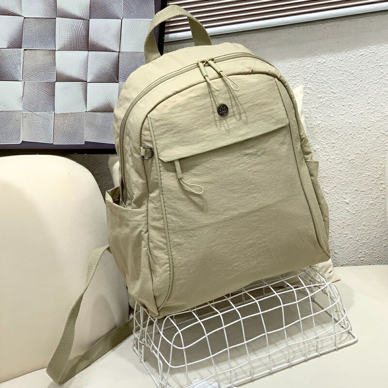 【巴黎精品】現貨+預購 後背包帆布肩背包-防水加密輕盈大容量男女包包4色a1hf34
