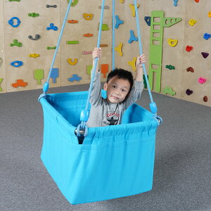 免運+開發票 方形太空寶貝艙早教室內吊頂懸掛器材方形布袋秋千體能運動教玩具