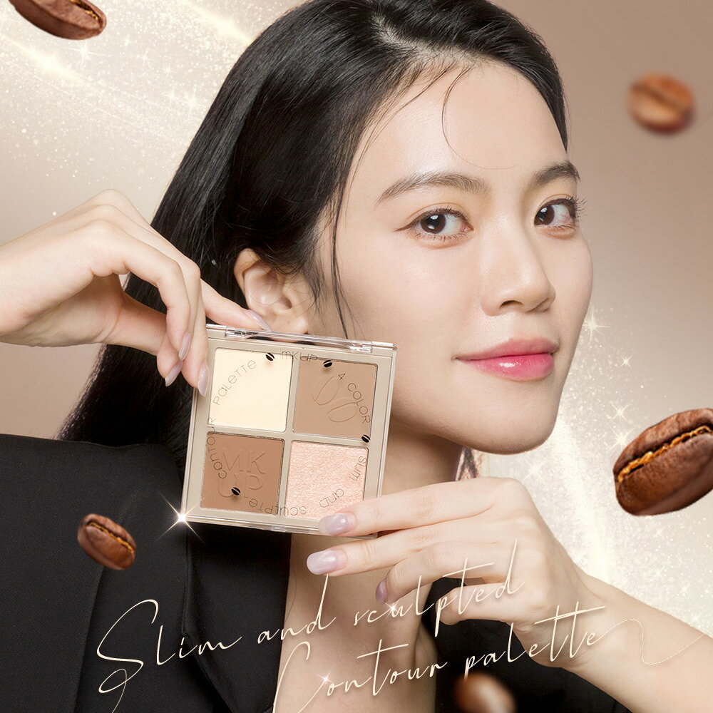 MKUP 美咖【新品上市】天生骨感四色修容盤