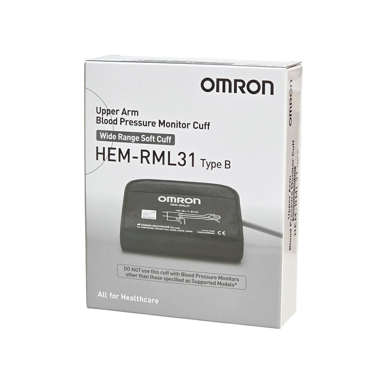 OMRON歐姆龍 HEM-RML31 寬軟式壓脈帶 22-42cm (含接頭)