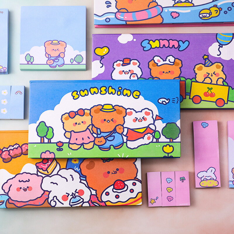 送給小學生學習獎品盒裝便利貼文具用品獎勵期末畢業兒童可愛禮物