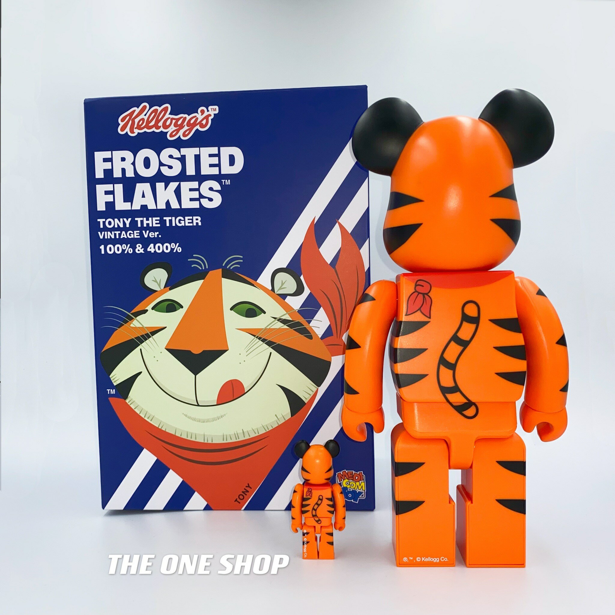 BE@RBRICK TONY THE TIGER 東尼虎庫柏力克熊400+100% | The One Shop