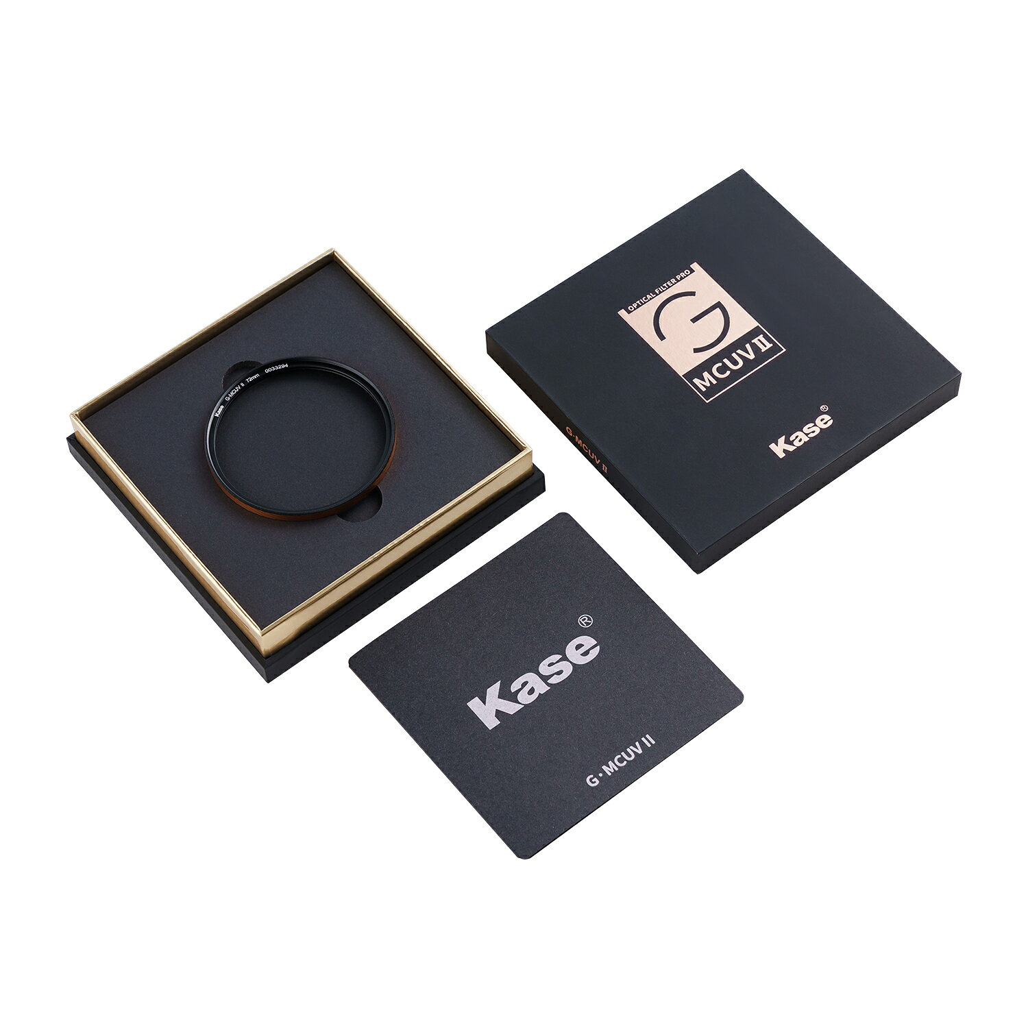 EC數位 Kase 鑲金環 G-MCUV II 抗摔抗 UV 高級濾鏡 28+28雙面多層鍍膜 67-95mm