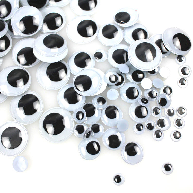 鴻昌 波斯貓 活動眼睛 黑白玩具眼睛 (動動眼)