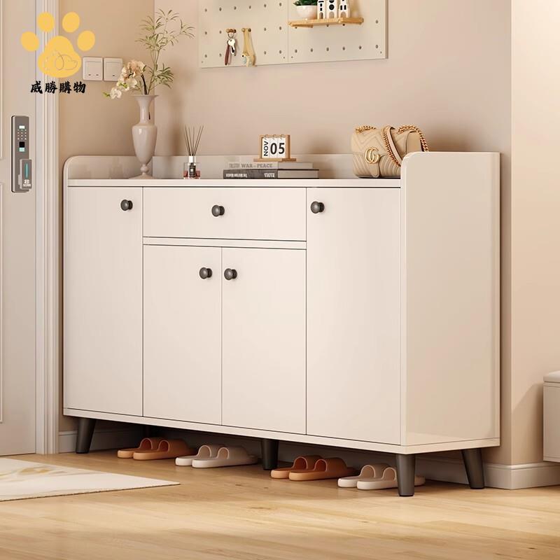 免運 快速發貨 鞋櫃 家用門口室內入戶儲物櫃 樓道靠墻新款2025爆款玄關櫃 一體鞋架【WS103】