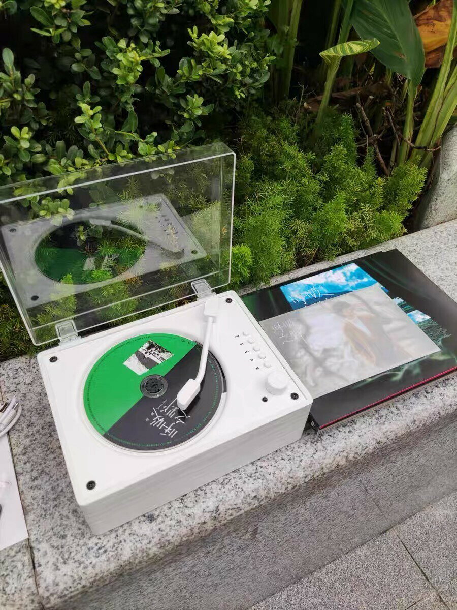 橙迪同款全網熱銷同款CD機專輯cd播放機音響隨身聽學習復讀復古播【北歐居家生活】