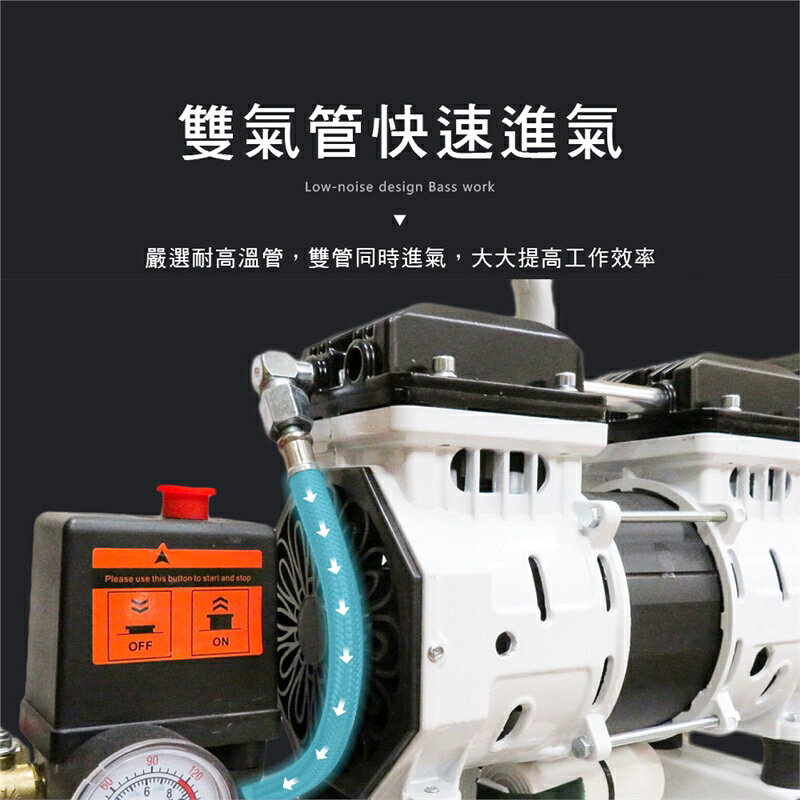 強強滾生活 HANLIN-AIR9L 免維護無油9L空壓機 噴漆 釘槍 木工 油漆 裝潢 3