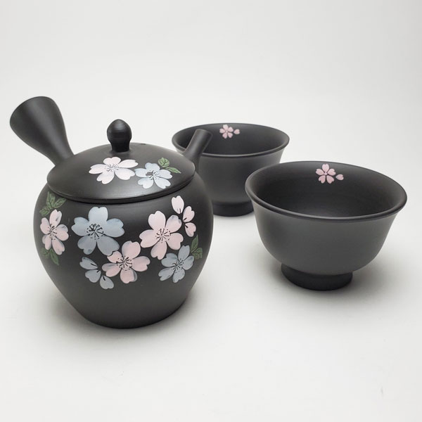 日本製常滑燒玉光作黒泥櫻急須壺(250 ml) | 76尚宏直營店| 樂天市場Rakuten