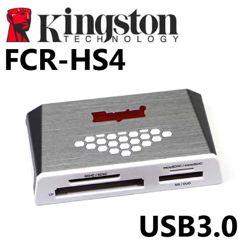 <br/><br/>  Kingston 金士頓 FCR-HS4 USB3.0 多合一 讀卡機<br/><br/>