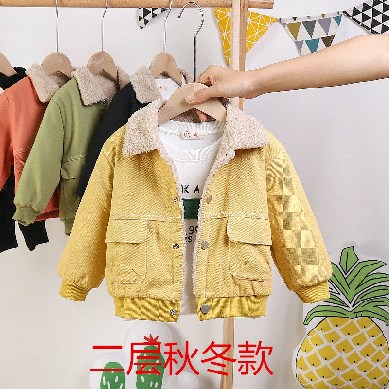 男童純棉外套冬季加絨棉衣3歲加厚衣服秋冬新款兒童棉服嬰兒冬裝4 7