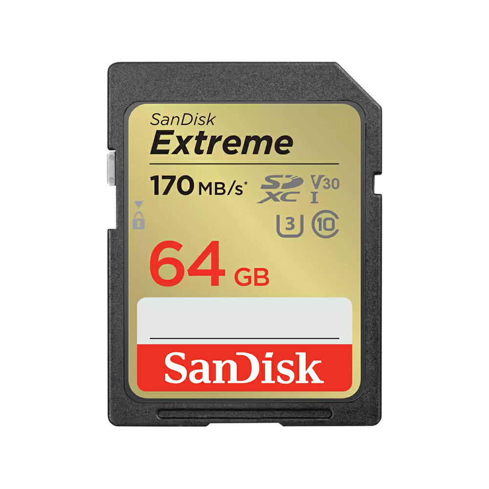◎相機專家◎ SanDisk Extreme SDXC 170MB/s 64G 64GB V30 U3 增你強公司貨【跨店APP下單最高20%點數回饋】 1