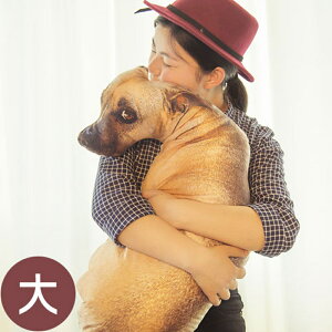 ✤宜家✤【WS16120603】 可愛創意擬真小狗造型個性抱枕 沙發靠墊 (大)