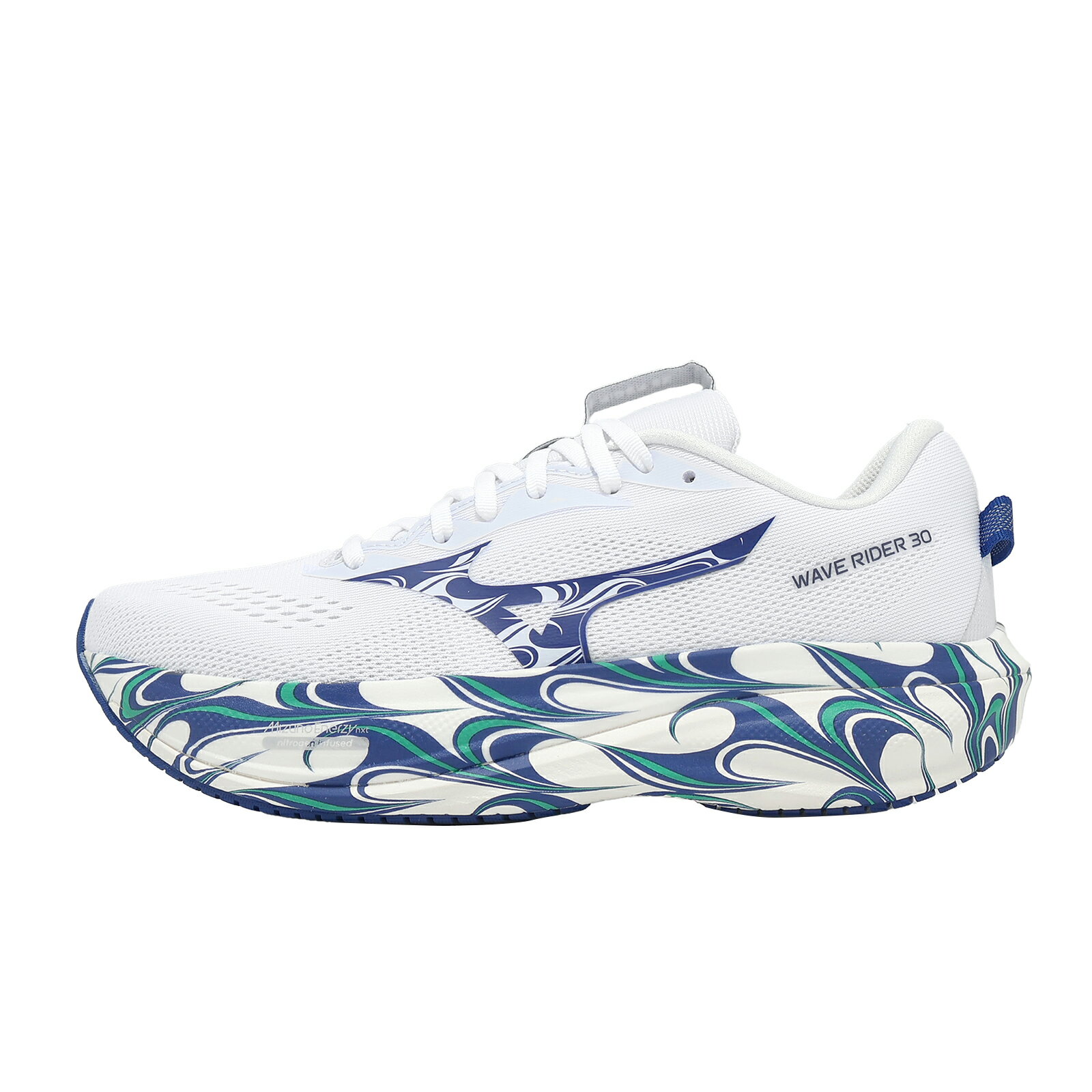 Mizuno 美津濃 慢跑鞋 Wave Rider 30 男女鞋 白 30週年紀念 緩震 運動鞋 J1GU2623-82