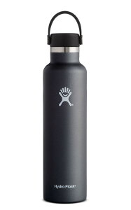 【【蘋果戶外】】Hydro Flask【標準口/710ml】時尚黑 標準口瓶 710ml 24oz 美國不鏽鋼保溫保冰瓶 保冷保溫瓶 不含雙酚A