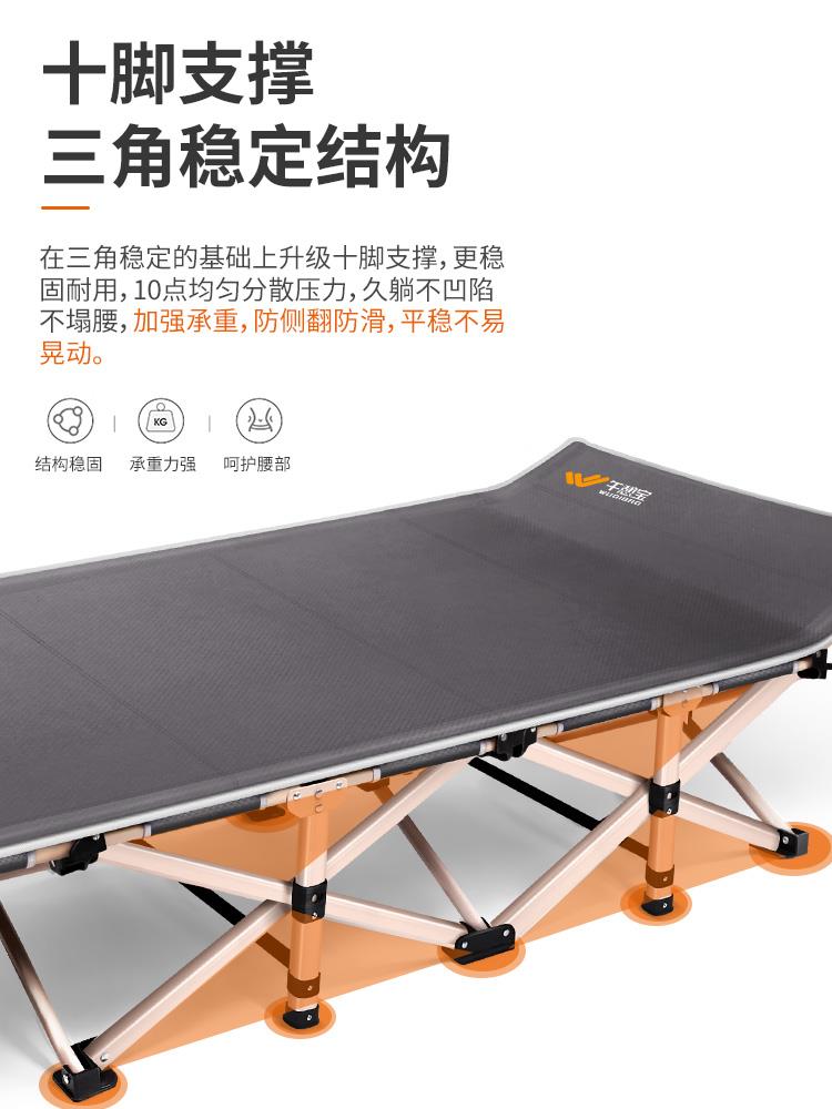 【全球優品匯】午憩寶折疊床午睡午休單人陪護簡易辦公室休息行軍床戶外便攜躺椅