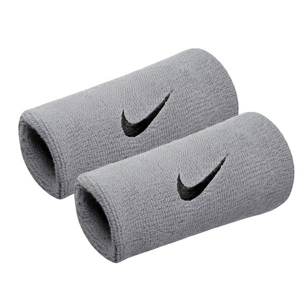 Nike Swoosh DW [NNN05078OS] 加長 護腕 腕帶 運動 打球 健身 吸濕 排汗 乾爽 彈性 灰
