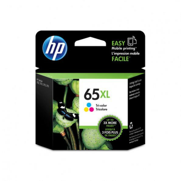 【點數最高3000回饋】HP 65XL 原廠彩色高容量墨水匣(N9K03AA) for HP DJ3720/3721/3723