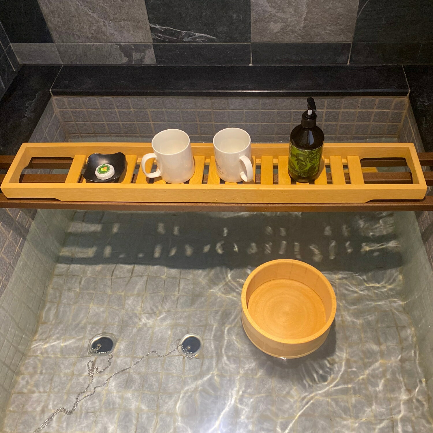 [時代木防水家居] 防水浴缸置物架  收納架