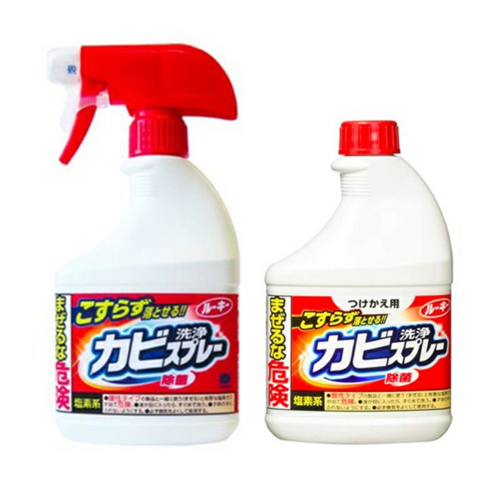 日本 第一石鹼 浴室除霉噴霧瓶400ml+補充瓶400ml【領券滿額再折千12/31止】 1