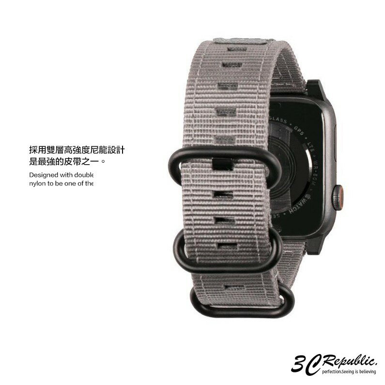 UAG Apple watch 38 40 42 44 45 41 mm 不鏽鋼 尼龍 腕帶 錶帶 替換帶 時尚錶帶 4