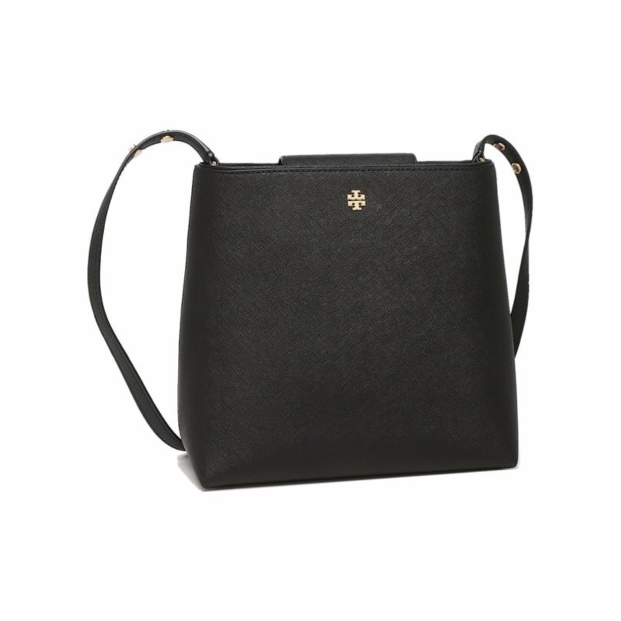 精選★TORY BURCH Emerson 金色雙T粒面按扣皮革中號水桶包134840(預購)~【夏日美包★菲尼斯 國際精品↘3折起】 6