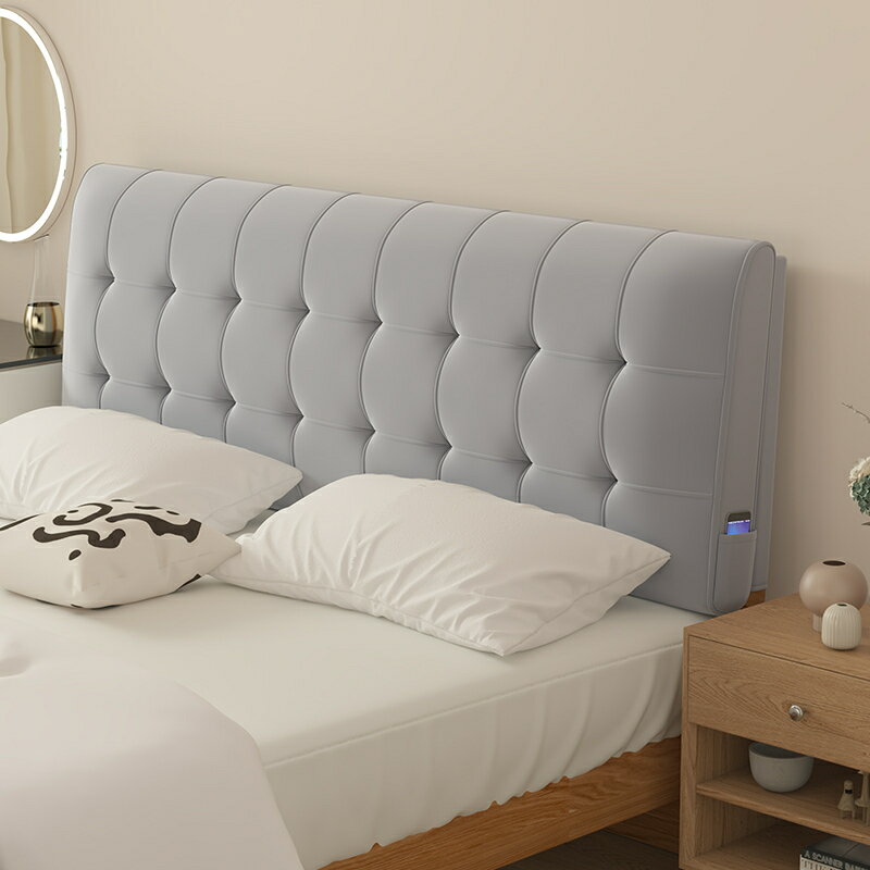 奶油風床頭靠墊2024新款軟包靠背榻榻米萬能床靠枕墊定制加厚床頭/靠墊/靠背墊/床頭墊/軟包墊/大靠背/靠枕墊/護枕墊/床頭靠背墊