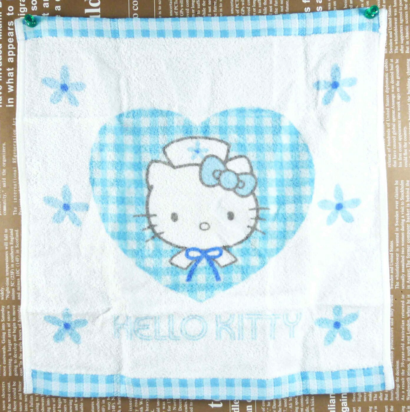 【震撼精品百貨】Hello Kitty 凱蒂貓 大方巾 藍-護士【共1款】 震撼日式精品百貨