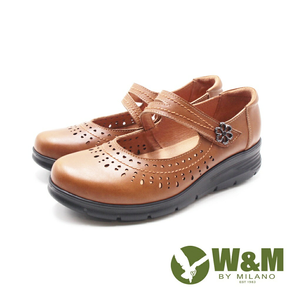W&M(女)日系風格厚底增高娃娃鞋 女鞋－棕(另有黑)
