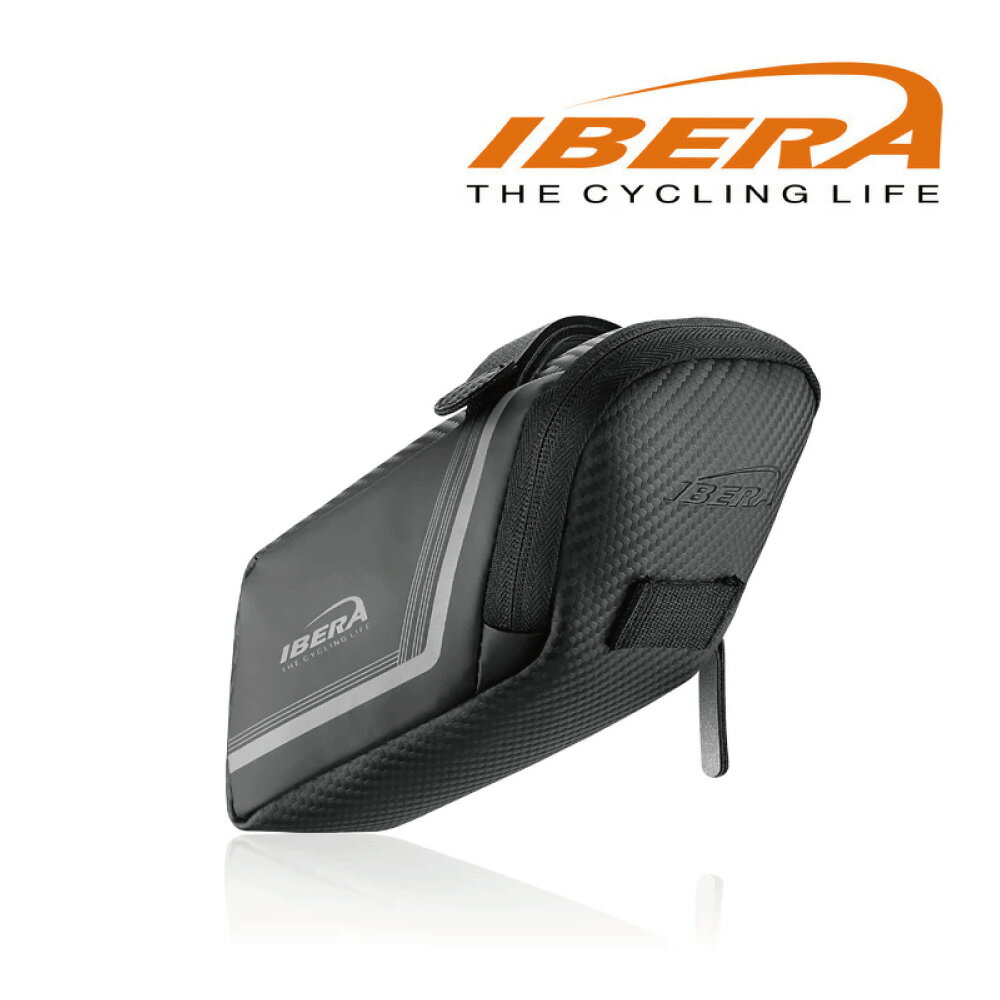 IBERA 流線型座墊袋IB-SB16(S) /城市綠洲(台灣製造、輕量化、自行車、腳踏車、反光飾條)