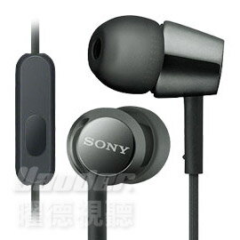 【曜德】SONY MDR-EX155AP 黑 細膩金屬 耳道式耳機 線控MIC ★ 送收納盒 ★