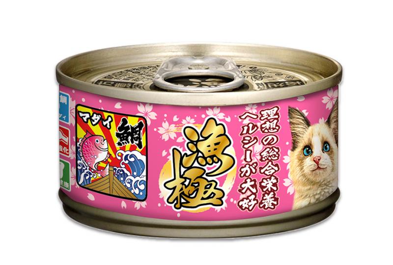 日本 漁極 無榖主食貓罐 80g 特濃魚湯 湯罐 無穀主食罐 貓主食罐 貓罐頭 日本主食罐【331037】 0