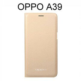 OPPO A39 (5.2吋) 原廠皮套 [金色]