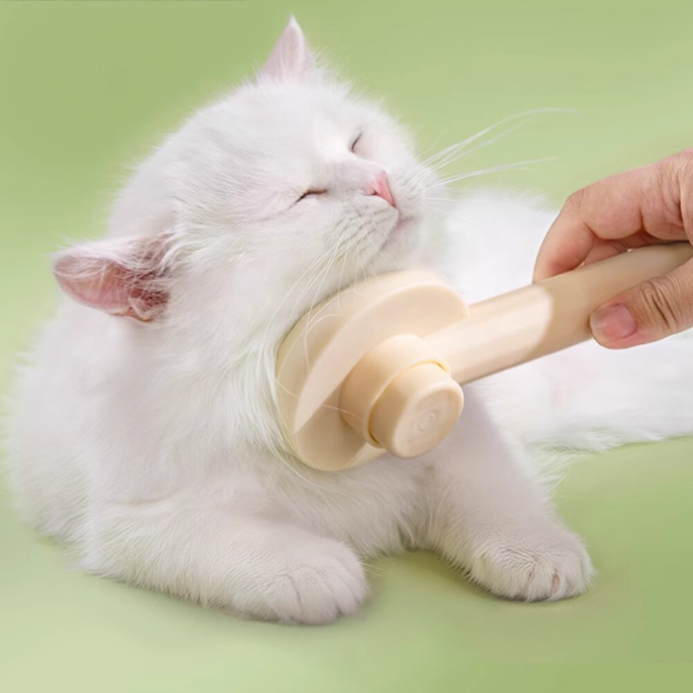 寵物專用梳毛刷 按壓梳毛刷 梳毛刷 寵物梳 貓咪梳毛 梳毛神器 去扶毛梳 - 寵物專用梳毛刷 按壓梳毛刷 梳毛刷 寵物刷 貓咪梳毛 狗狗梳毛 梳毛神器 去扶毛梳