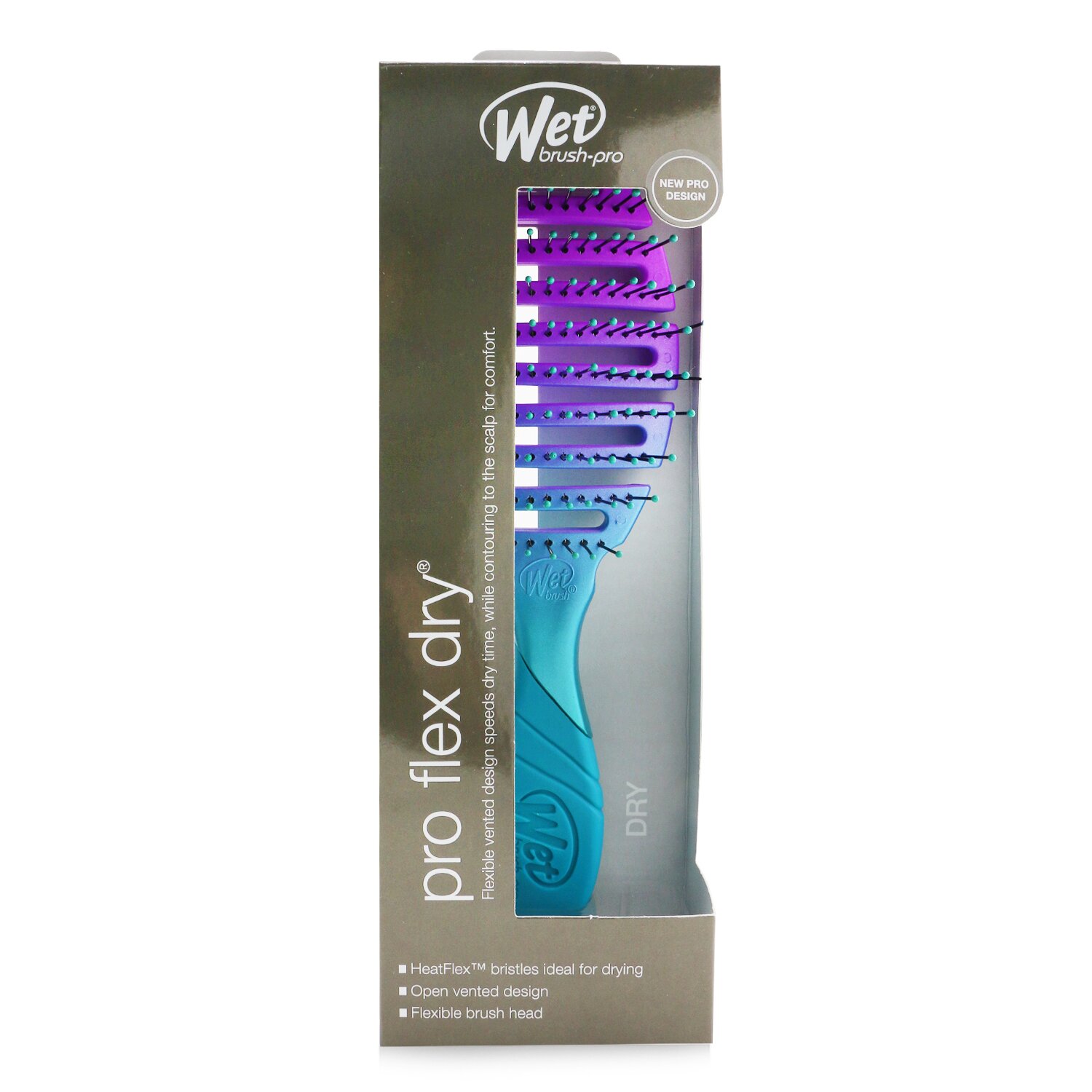 Wet Brush - Pro Flex Dry 漸變色 - # 藍綠色