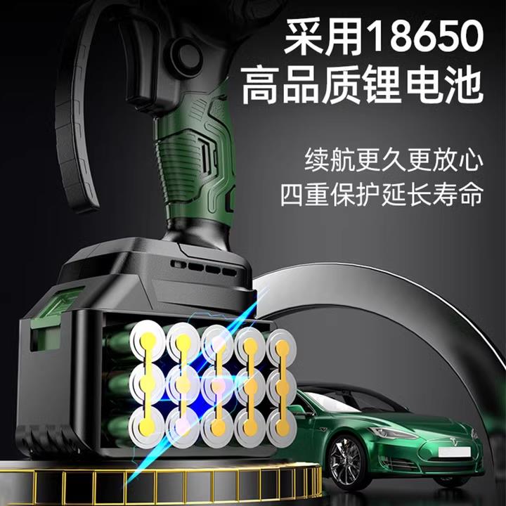 {公司貨 最低價}潭祖鋰電電鋸充電手提式家用小型伐木鋸電動無線電鏈鋸砍樹修枝 3