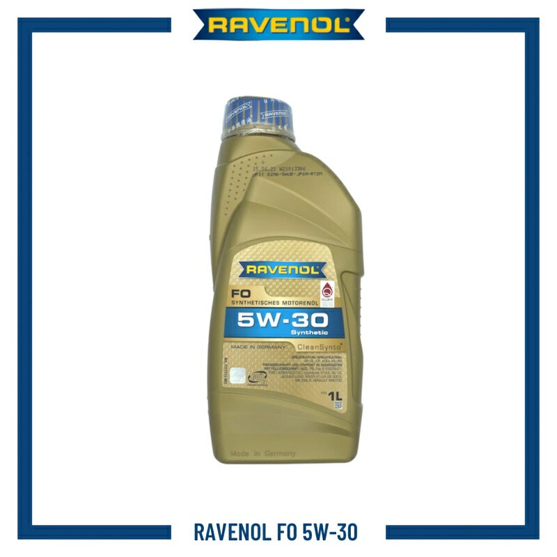 【玖肆靚】(請私訊報價) Ravenol 日耳慢 FO 5W30 總代理公司貨 全合成機油 漢諾威 1L