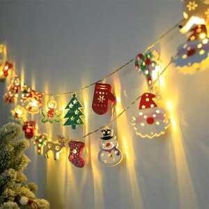 聖誕燈飾 2023圣誕節裝飾LED燈光氛圍燈臥室圣誕樹星星氛圍燈滿天星鐵藝燈