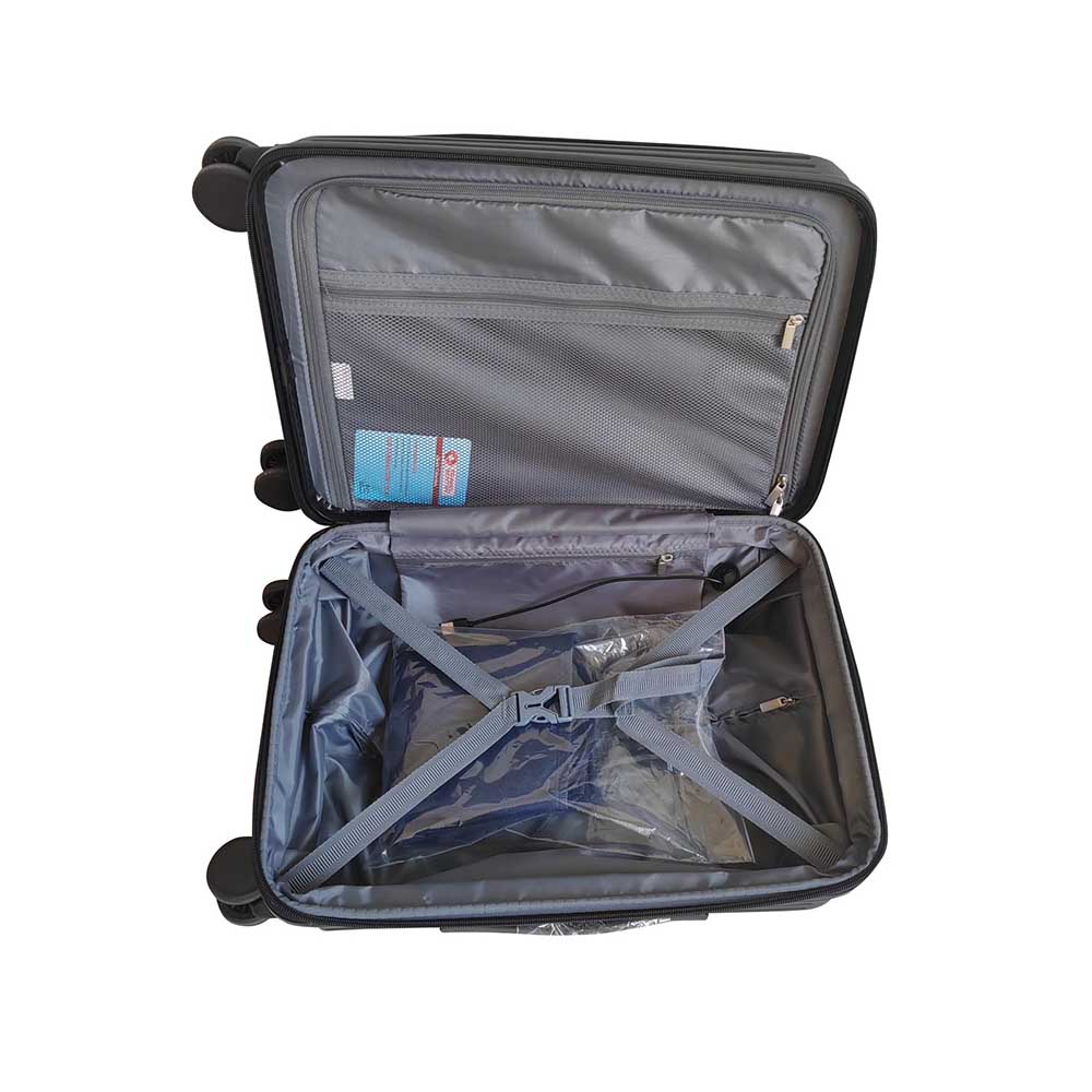 ~雪黛屋~BOTOLON 行李箱前開防爆加大拉鍊PC+ABS海關鎖360度飛機輪W272 3