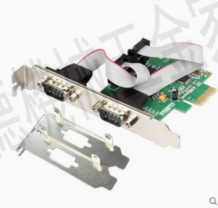 PCI-E串口卡2個COM口RS232通訊多串口卡4口擴充套件卡PCIEcom電腦【亞德機械五金家居】