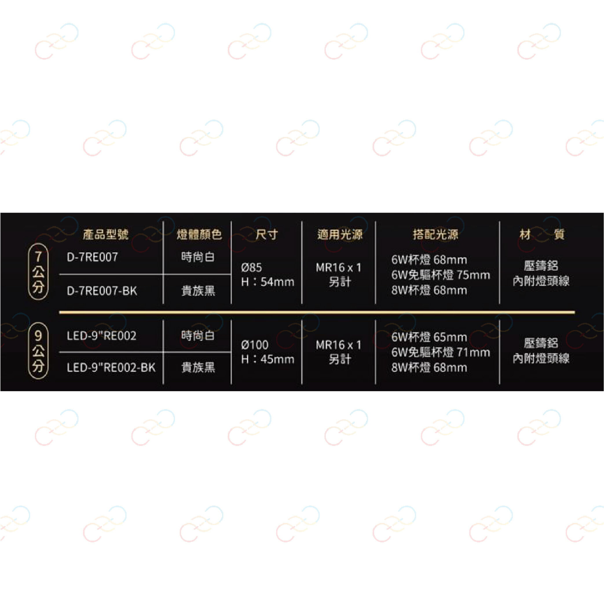 舞光 MR可轉角防眩崁燈燈具 光源另計 崁孔7.5CM 崁孔9CM 搭配MR16杯燈 嵌燈 (A Light) 6