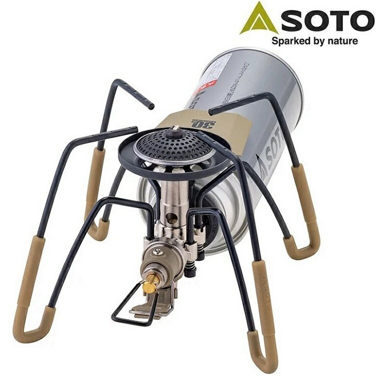 SOTO 30週年紀念蜘蛛爐(沙色) /迷你蜘蛛爐/強力卡式瓦斯爐 ST-AS310DY
