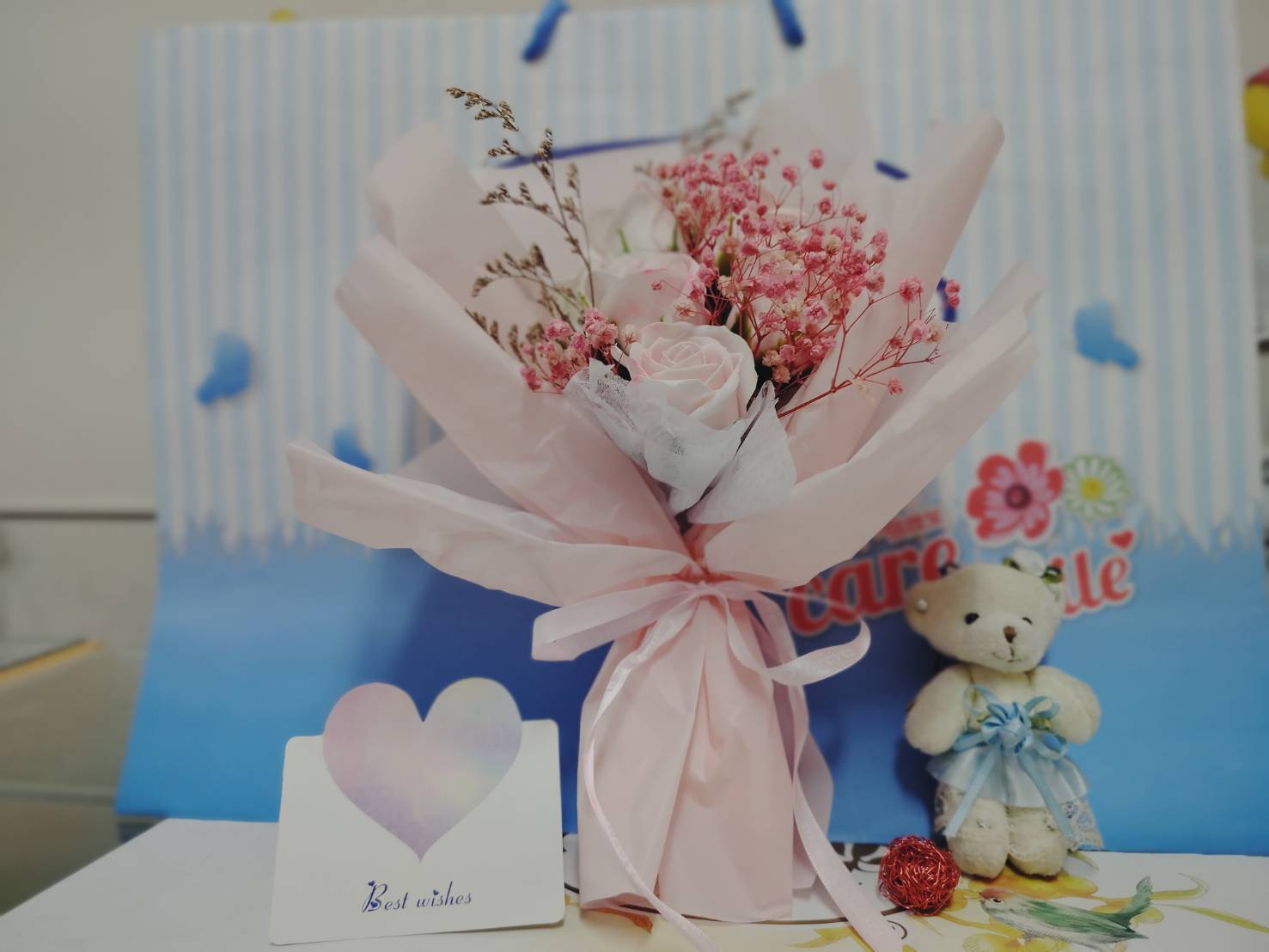 溫馨花束送媽媽老禮物送女生玫瑰送長輩花束母親節 母親節禮物