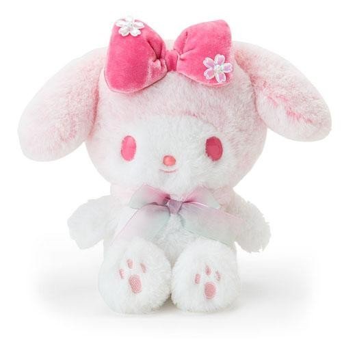 大賀屋 日貨 美樂蒂 娃娃 玩偶 兒童玩具 限量 收藏品 MM 櫻花 MELODY 正版 L00010995